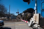 NS 3664 through the crossing